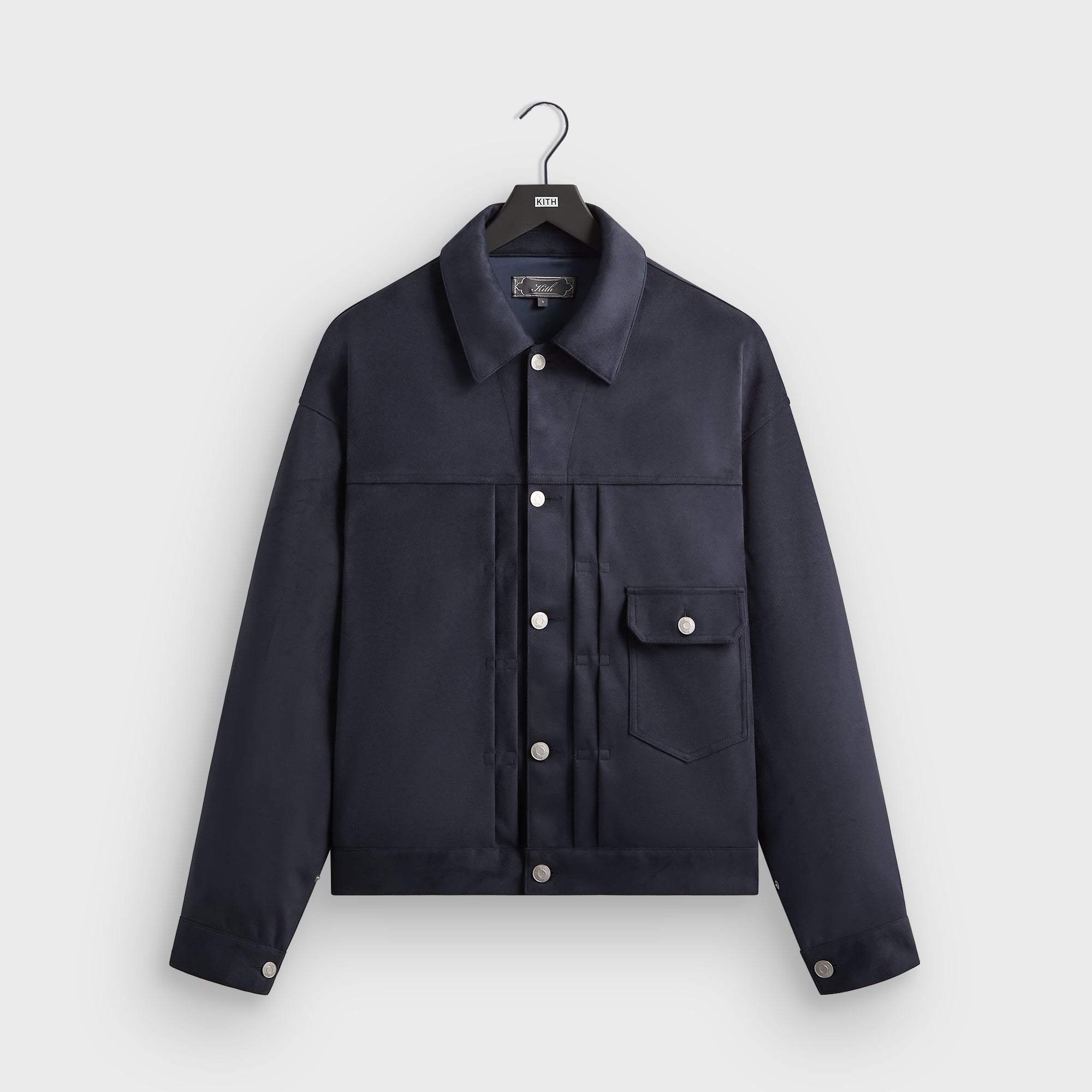 Kith Alonzo Microsuede Jacket - Nocturnal – Kith Europe
