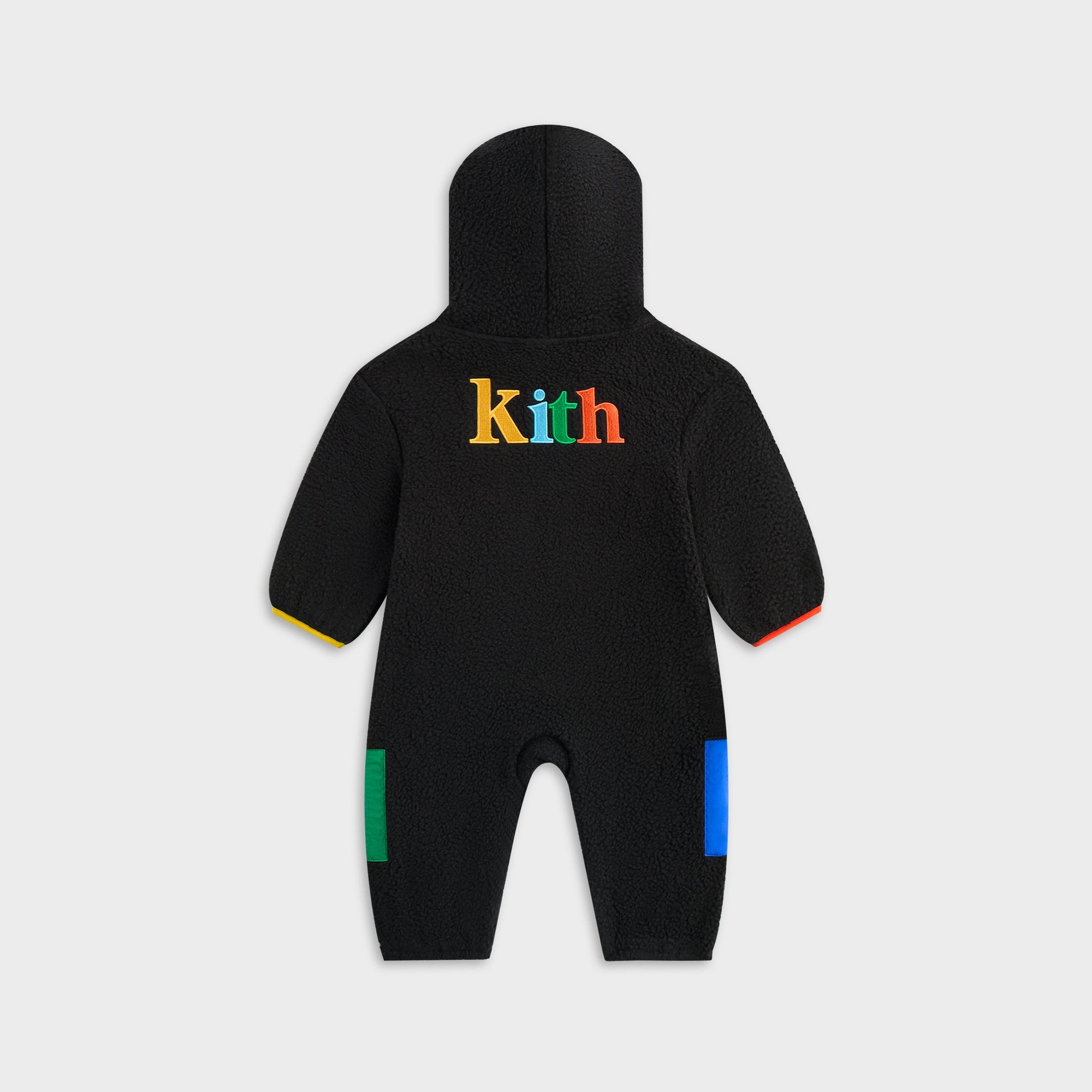 Kith Baby Color-Block Sherpa Antony Coverall - Black – Kith Europe
