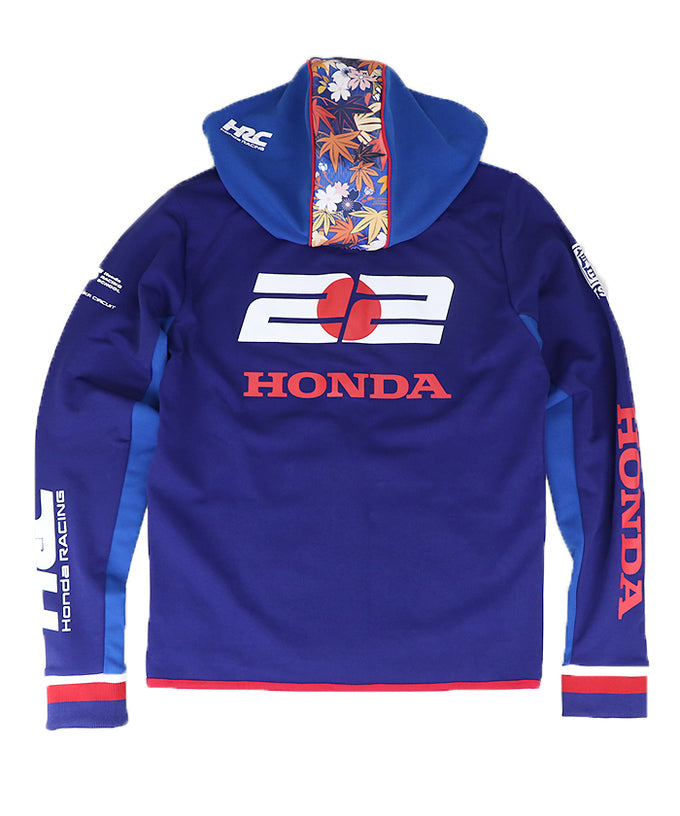 角田裕毅 x HRC Honda RACING コラボ ジップ フーディー ジャケット