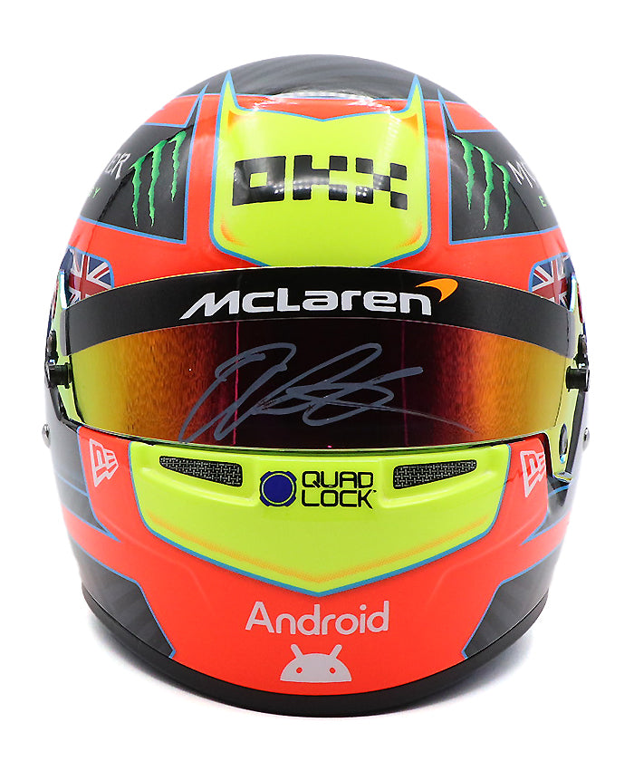 オスカー・ピアストリ 直筆サイン入り 2025年 マクラーレン ヘルメット