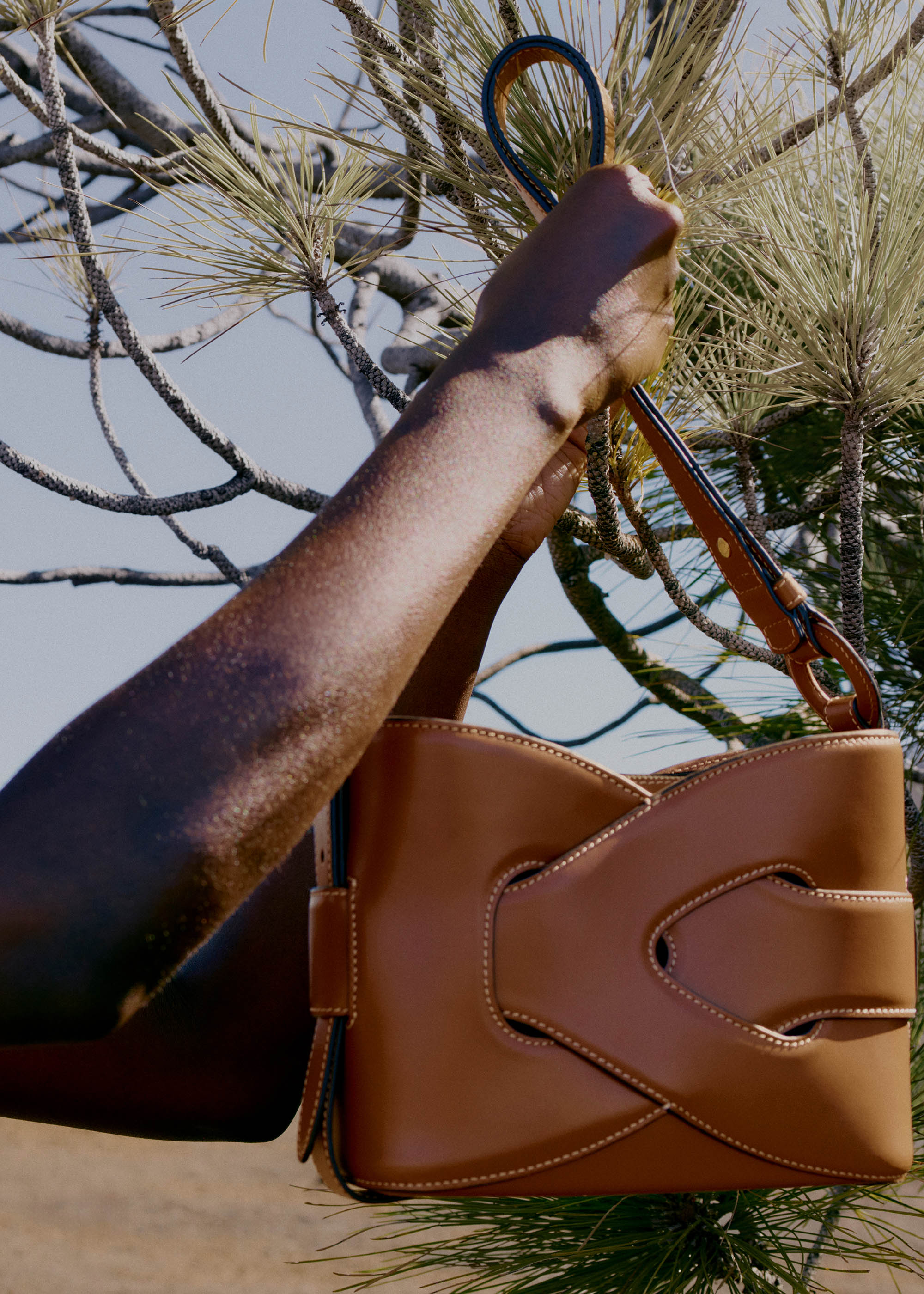 Polène | Bag - Nodde - Smooth Cognac – Polène EU