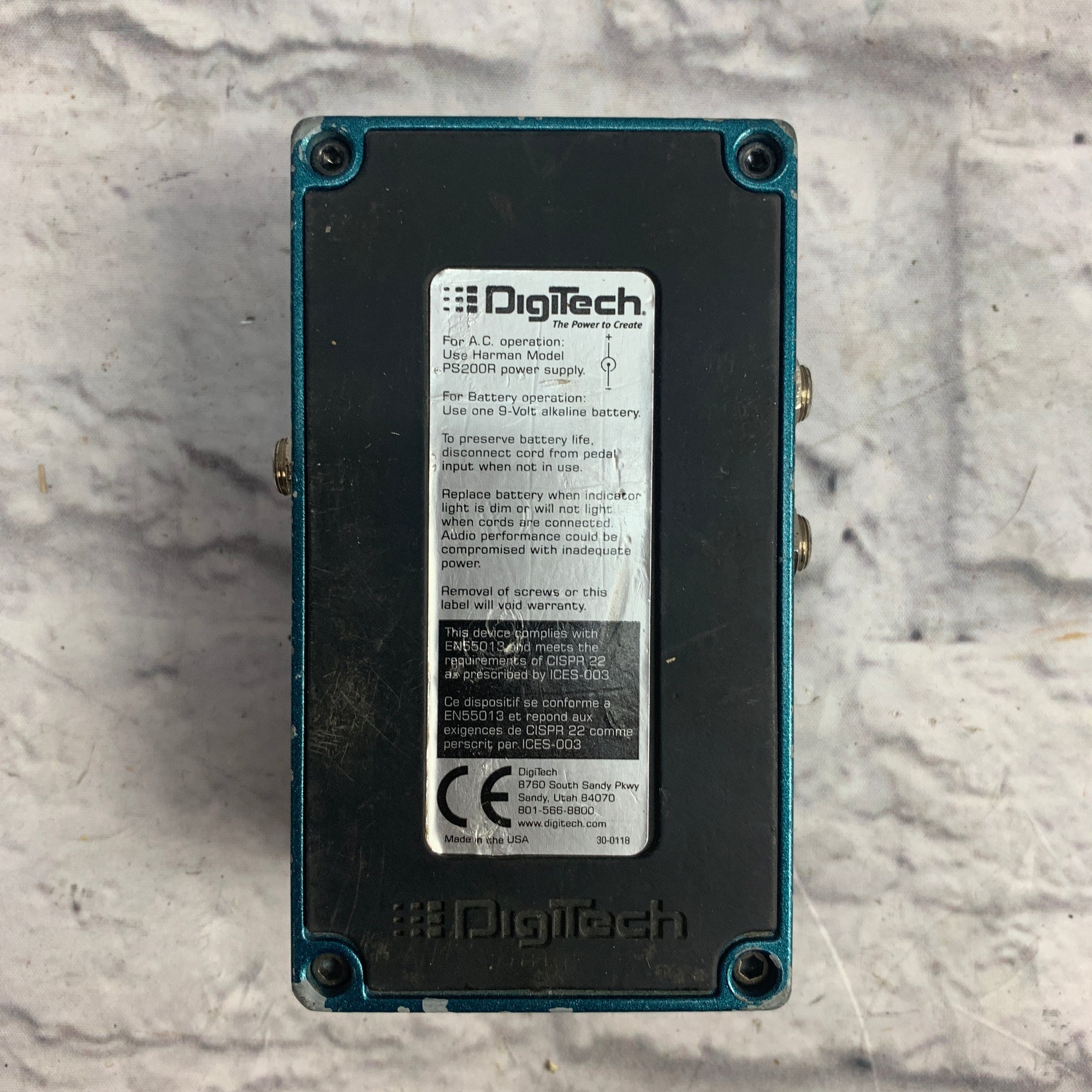 Digitech Digiverb Reverb Pedal - Evolution Music