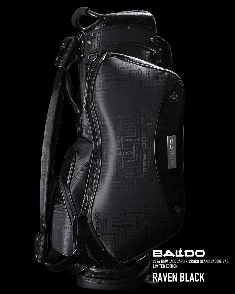 2024 NEW JACQUARD & CROCO STAND CADDIE BAG LIMITED EDTION | BALDO