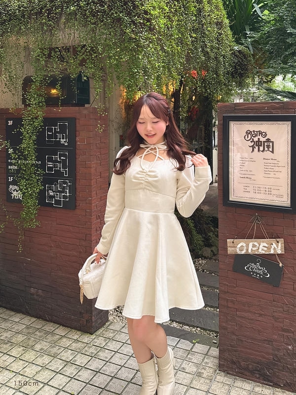 クロスリボンフレアワンピース｜evelyn（エブリン）公式通販サイト