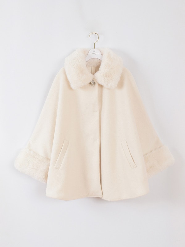 ビジューポンチョコート｜evelyn（エブリン）公式通販サイト