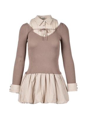 Balloon Knit Mini Onepiece｜evelyn（エブリン）公式通販サイト