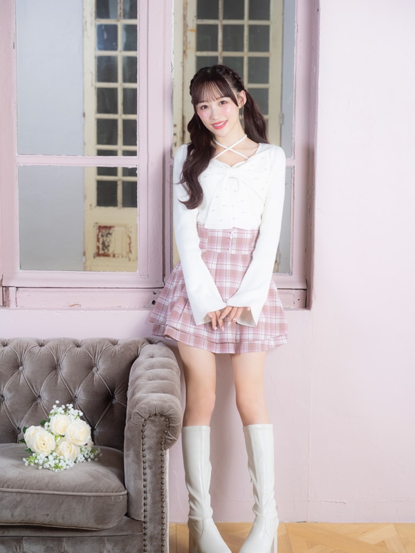 リボンクロスニット｜evelyn（エブリン）公式通販サイト