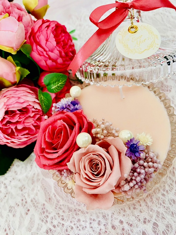 アロマキャンドル ピンク - everafter