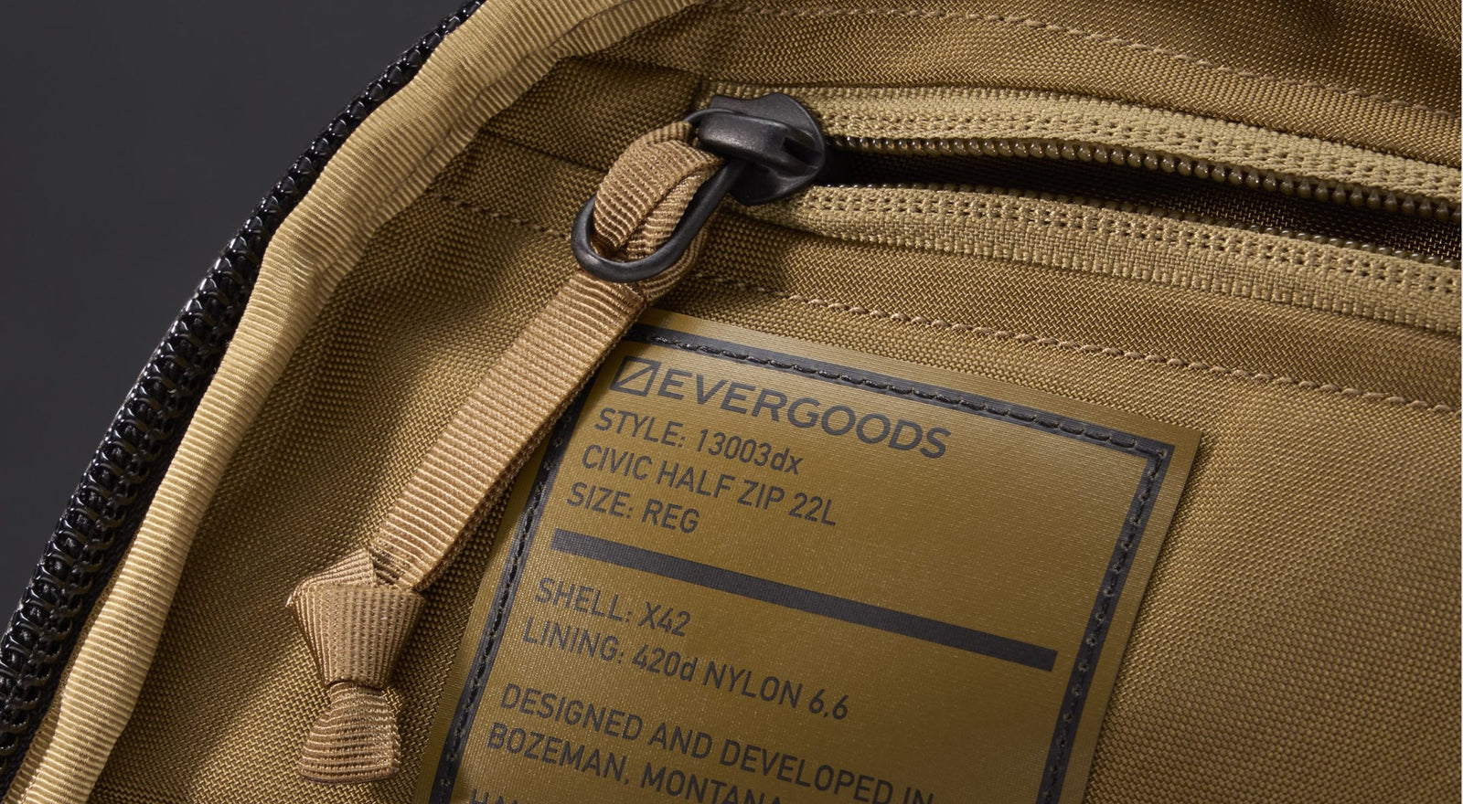 EVERGOODS - Civic Half Zip - X-Pac