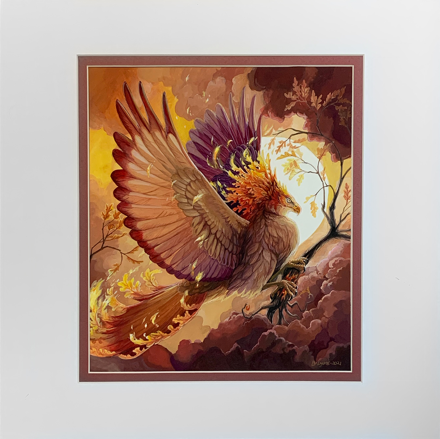 Phoenix of the Oaks - Original Art by Brenda Lyons - Every Day