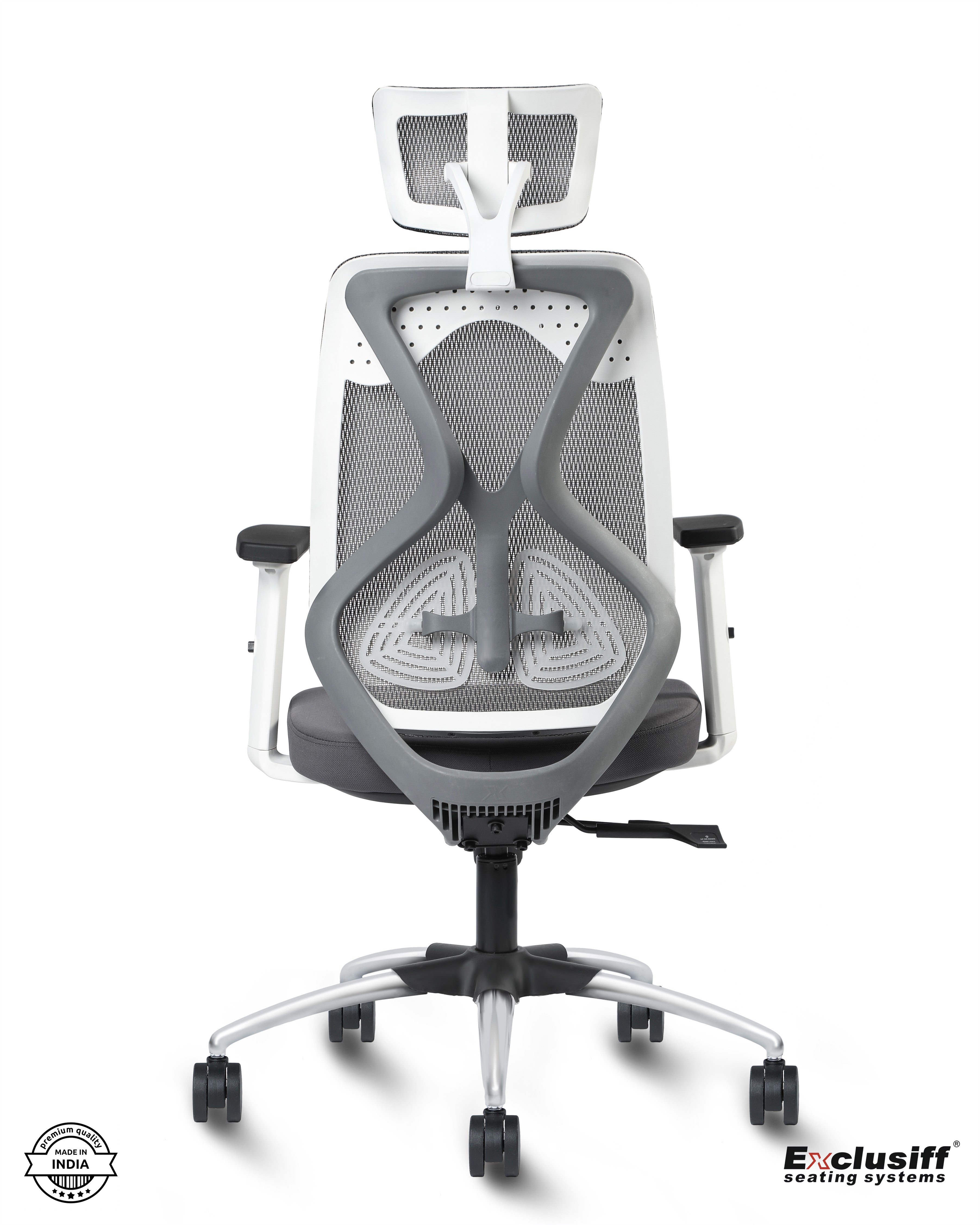 ZEN High Back ZX (Grey Chair) – Exclusiff Seating Sytems
