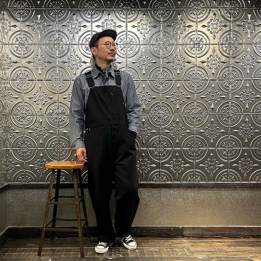 POST OVERALLS (ポストオーバーオールズ) NO.1 OVERALLS FLAT TWILL