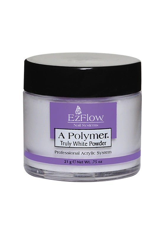 EzFlow A Polymer Truly White ƒ?? Acrylic Powder for Bright Nails