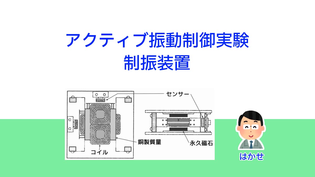 アクティブ振動制御実験で使う制振装置の紹介 | 実験とCAEとはかせ工房