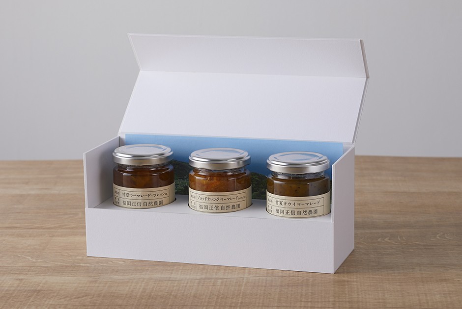 マーマレード3種セット | 加工品 | 福岡正信自然農園 official site
