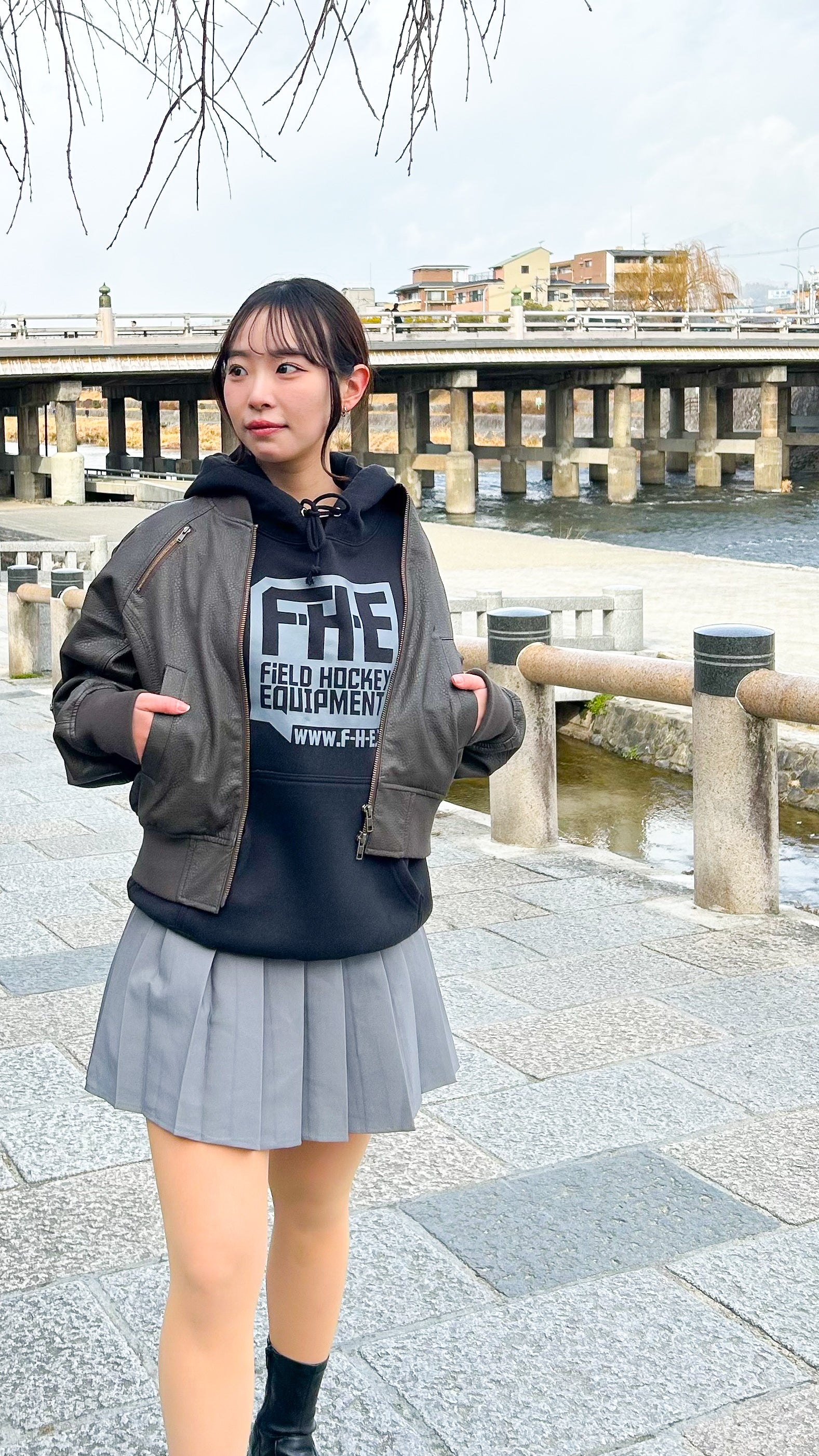 F-H-E パーカー ブラック/ピンク – F-H-E.JP (フィールドホッケー専門店)