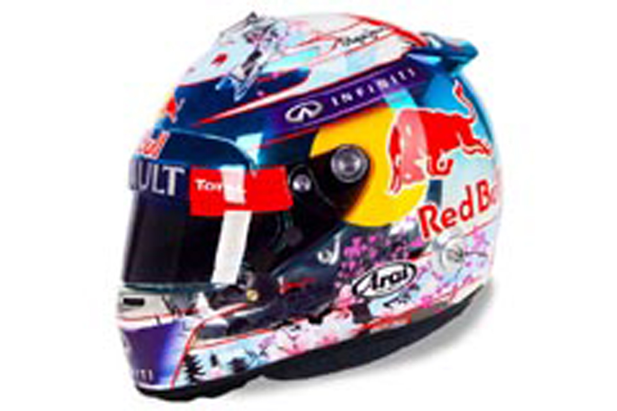 セバスチャン・ベッテル F1日本GP 特別ヘルメット 【 F1-Gate .com 】