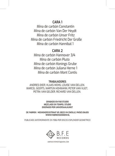 Made In Spain | De Fabriek | Btx3R/F01101/Exe.