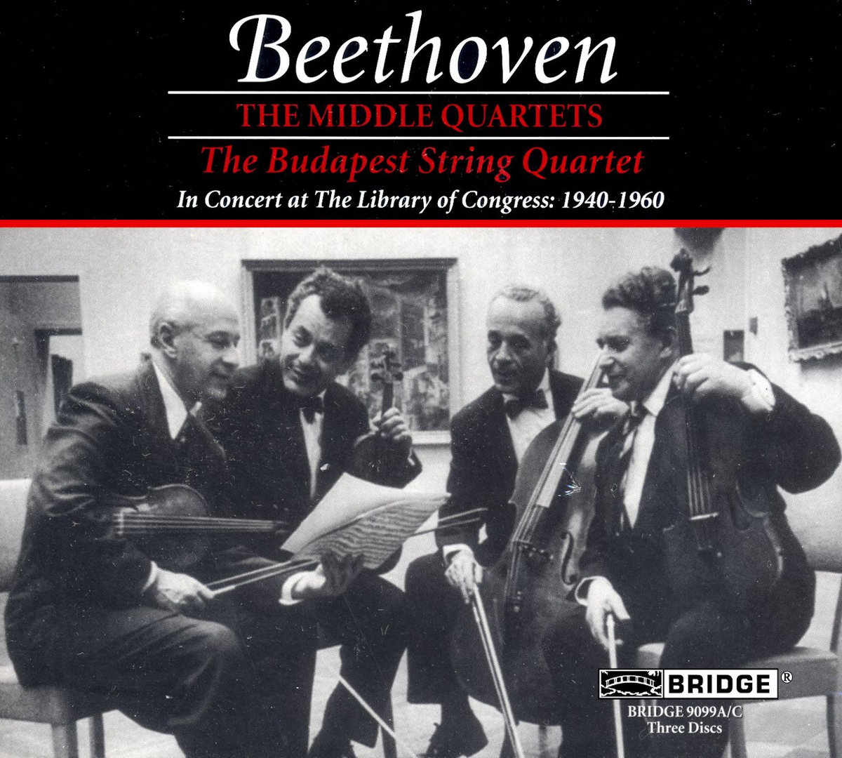 Beethoven: The Middle Quartets | Budapest String Quartet | Bridge