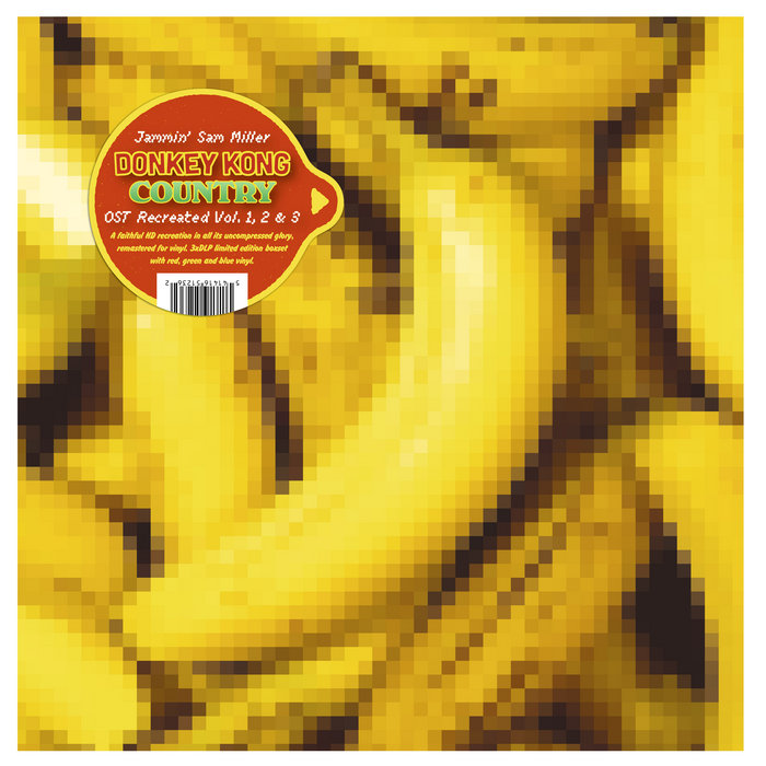 LP スーパードンキーコング2 OST JAMMIN' SAM MILLER スーパードンキー