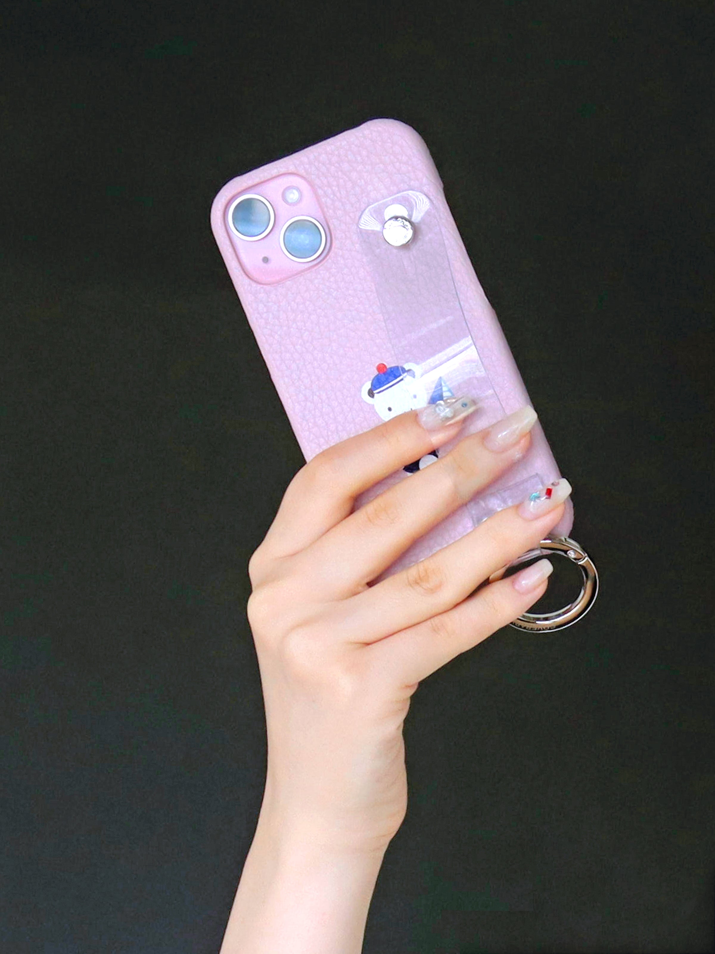 受注販売】カスタマイズスマホケース（ハンドベルト付き）(2月限定