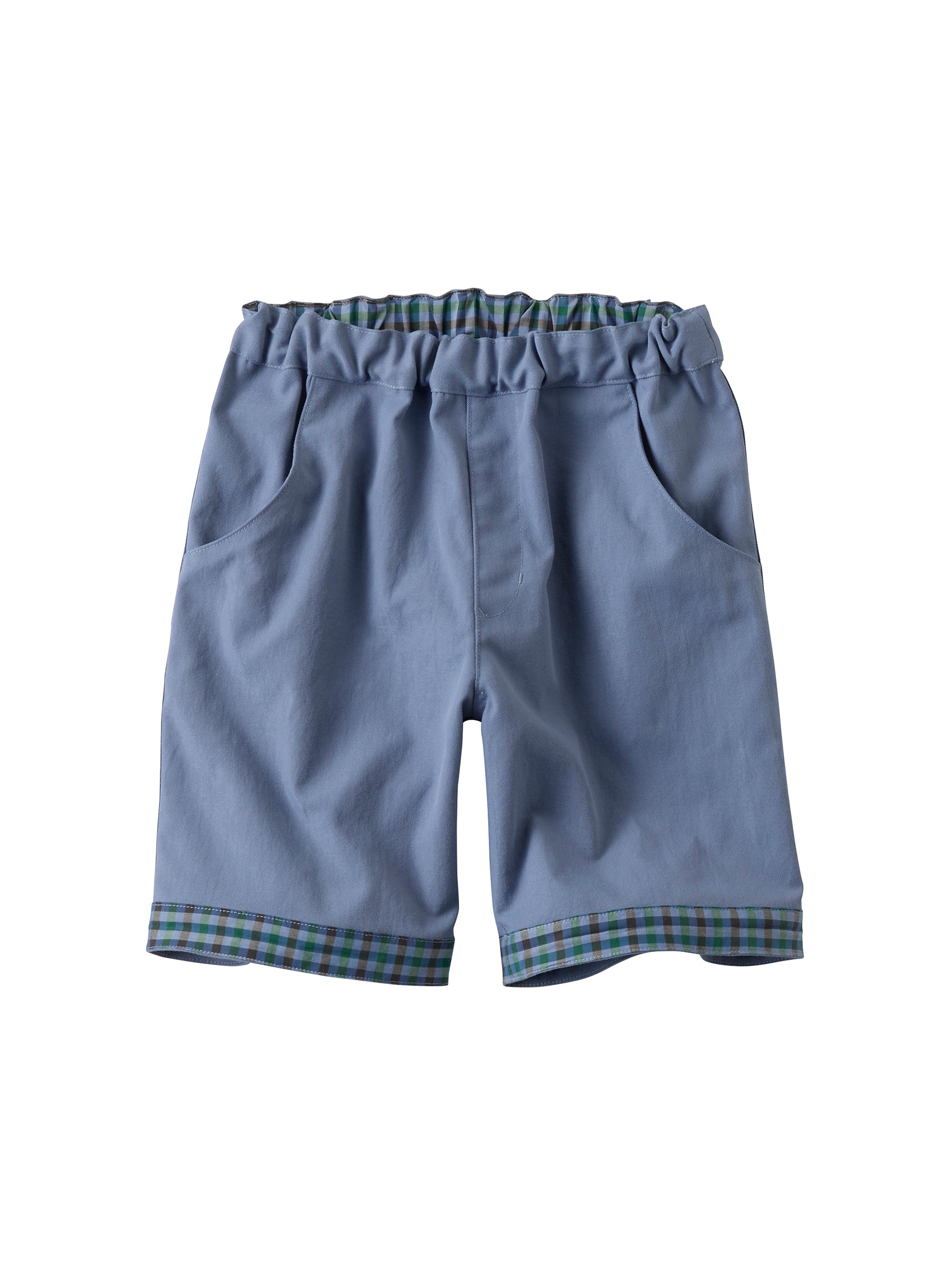 【新品未使用】familiar ハーフパンツ　80 familiar - ファミリア ハーフパンツ 110cm キッズ 男児 紺【中古