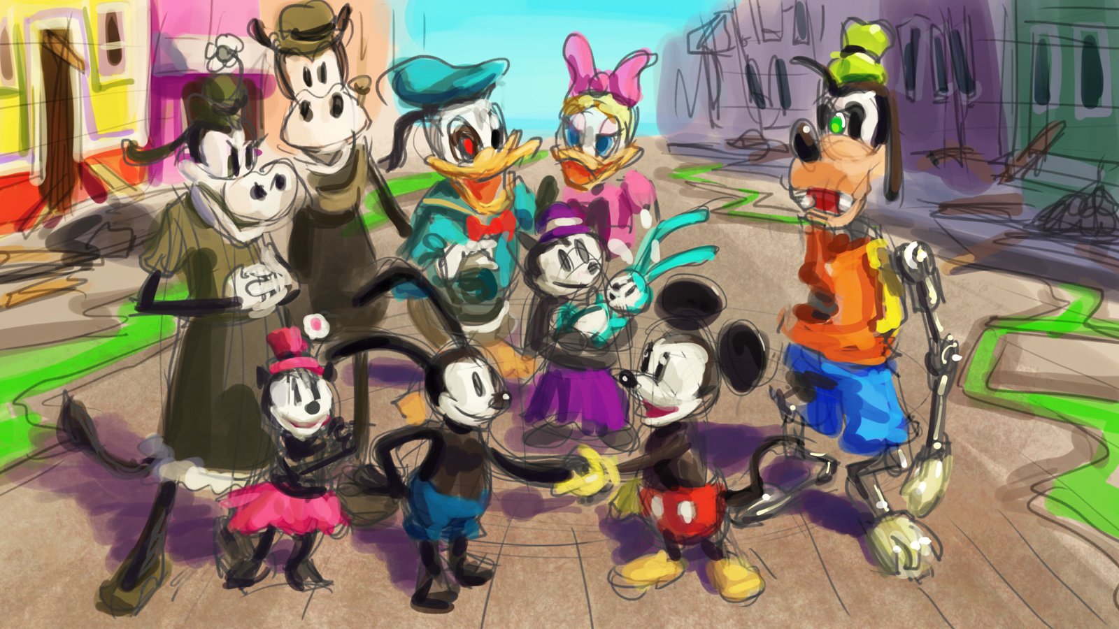 Epic Mickey | Famous Frames Storyboard Artists | Los Angeles