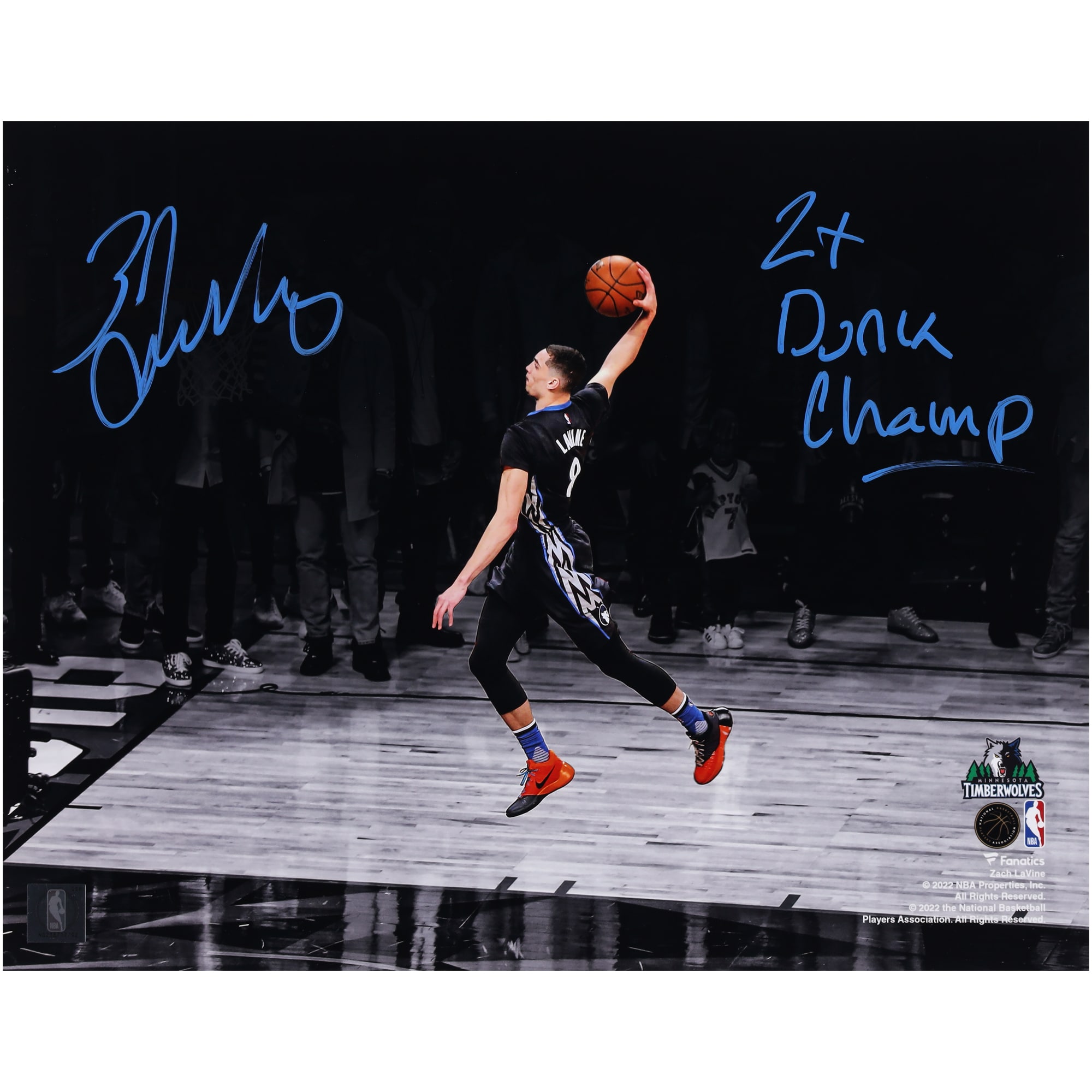Autographed Minnesota Timberwolves Zach LaVine Fanatics Authentic