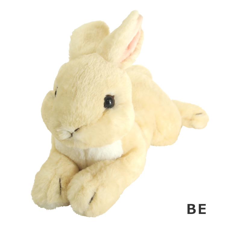ひざうさぎ ぬいぐるみ ベージュ(ベージュ): ビジター表示商品