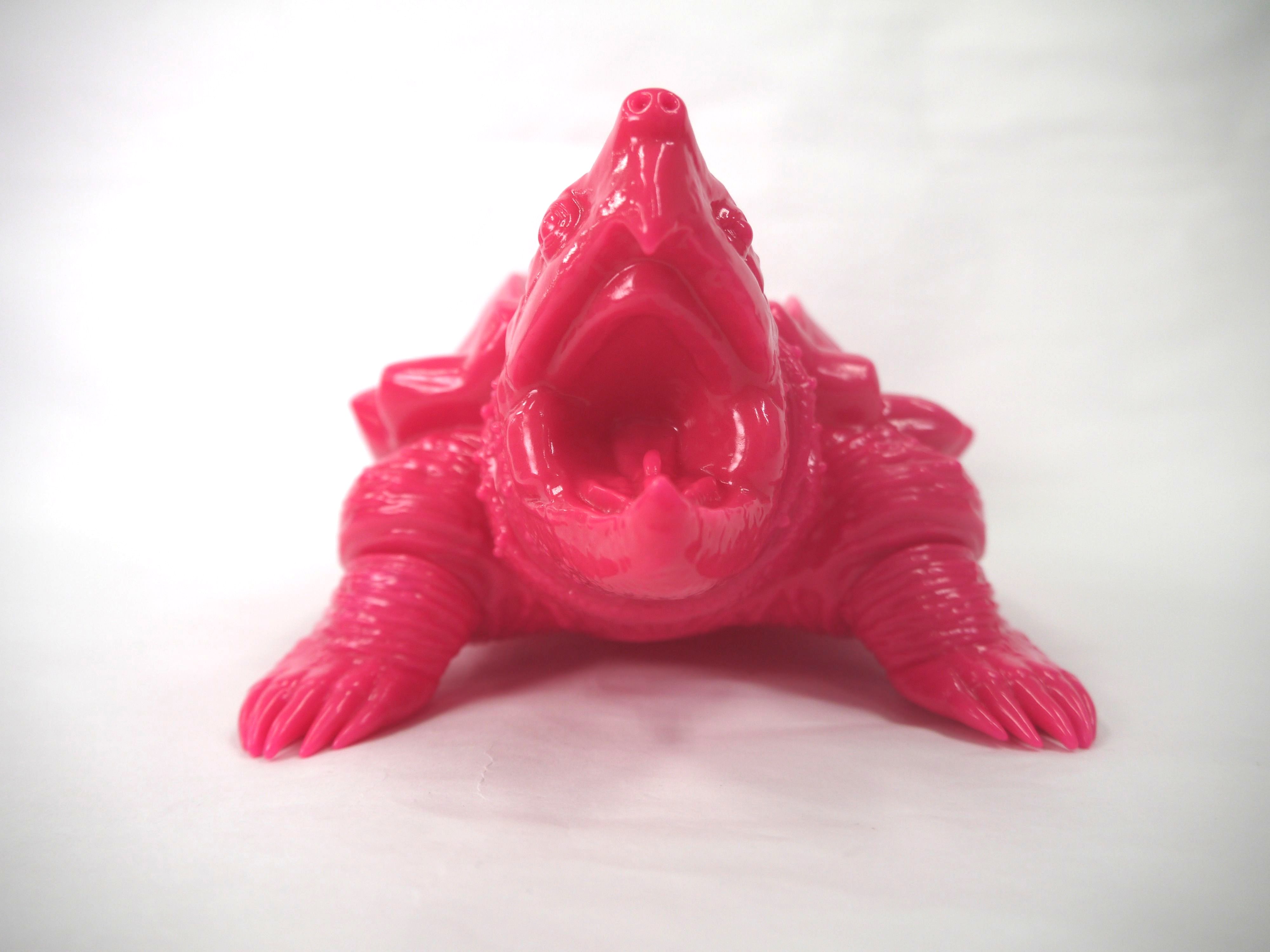 FaNeMa / ワニガメBIGソフビフィギュア（PINK）