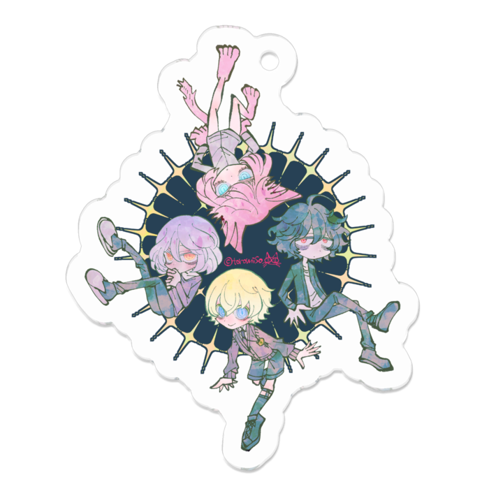 アクリルキーホルダー(なかよし4人組) - melt brain - BOOTH