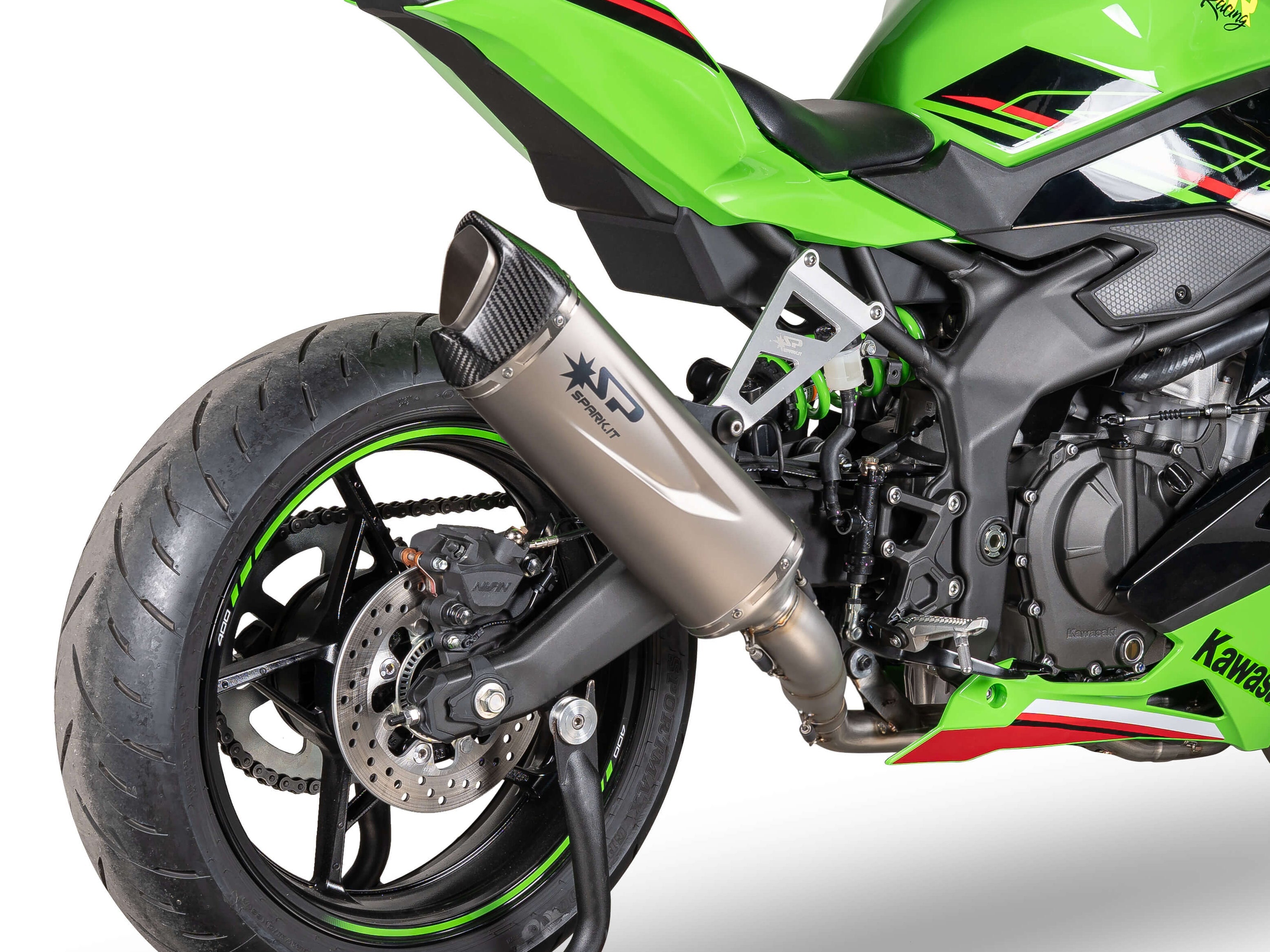 SPARK Kawasaki ZX-4RR Titanium Street Exhaust System – Factory Racing