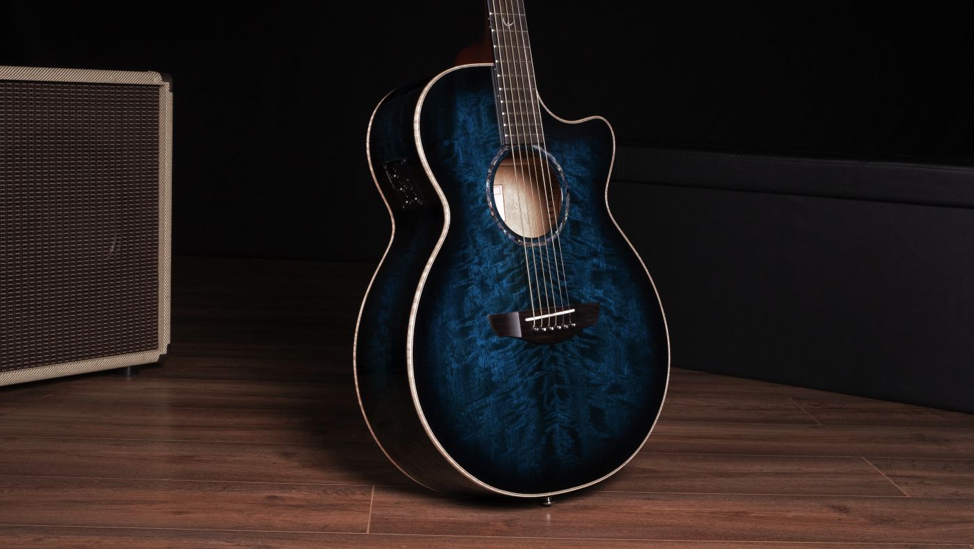Faith Blue Moon Venus Cutaway Electro FVBLM | Handmade Acoustic
