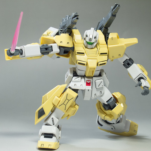 レビュー HGBF 1/144 パワードジムカーディガン (ガンダムビルド
