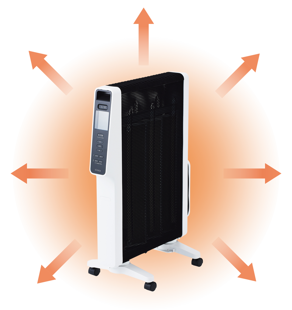 レンタル] シロカ(siroca) かるポカ SN-M351 遠赤軽量ヒーター (暖房