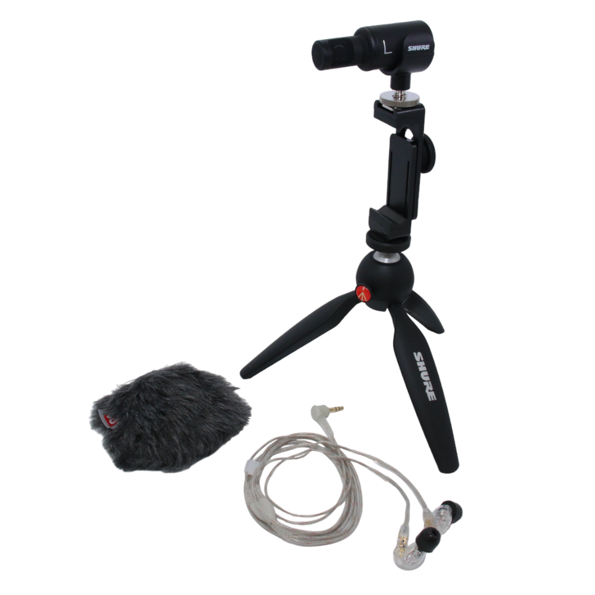 レンタル] SHURE ポータブル動画撮影キット MV88+SE215CL-A - Rentio