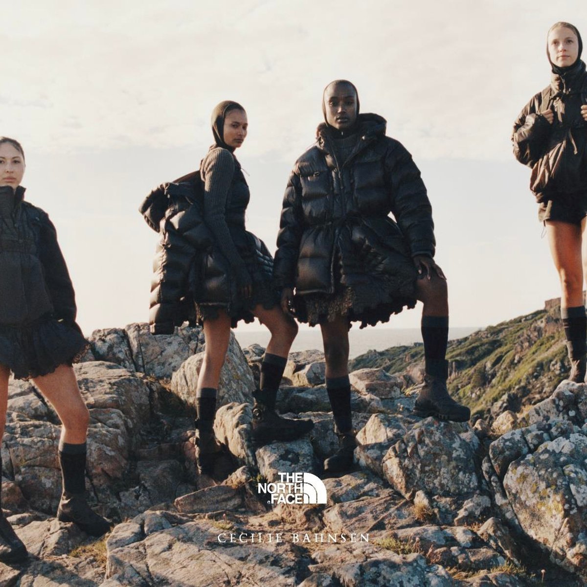 ザ・ノース・フェイス × セシリー・バンセン フローラルモチーフの