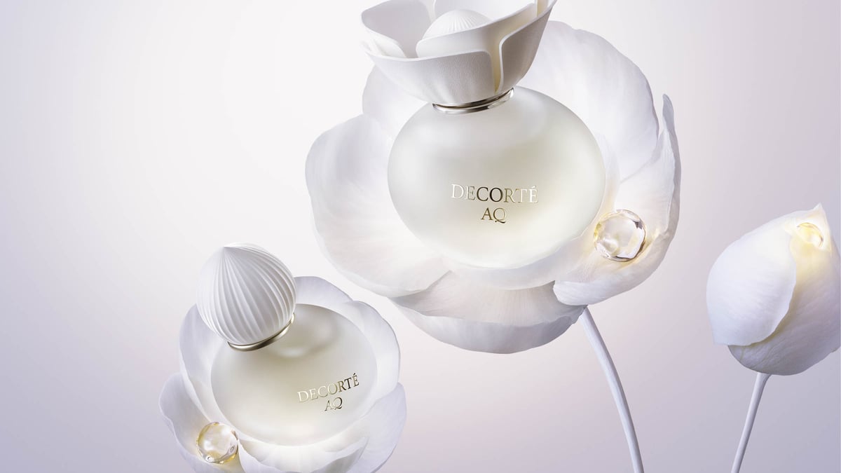 コスメデコルテ「AQ」から初の香水 肌を美しく見せるスキンケア