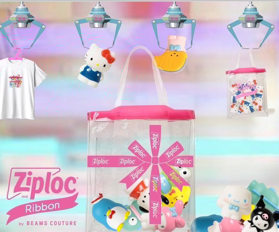ビームス監修によるジップロックと「サンリオ」のコラボアイテムが発売