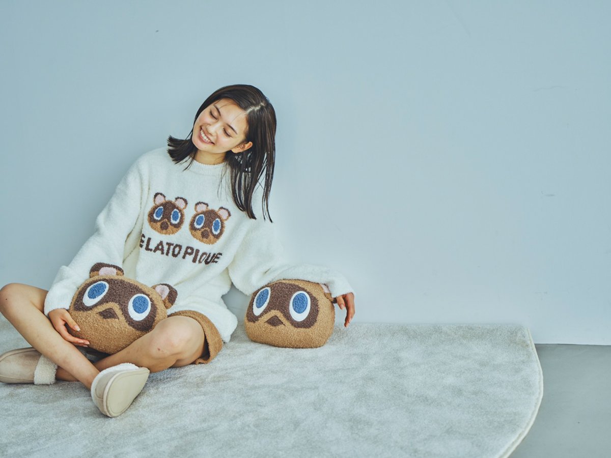 ジェラート ピケから「あつ森」のルームウェア登場、ポーチが付録の