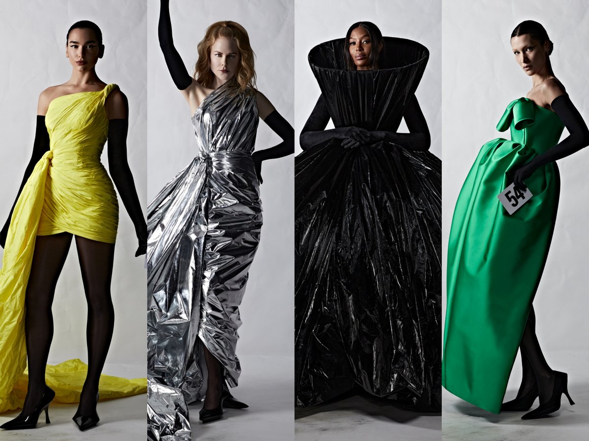 顔を隠したモデルと予想外のキャスト 「バレンシアガ」のオート