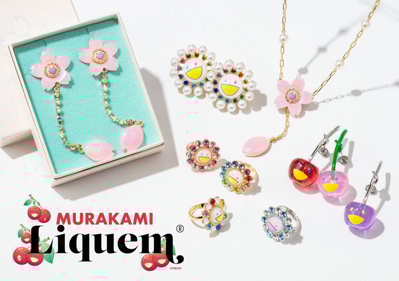 リキュエムが村上隆と再びコラボ 前回人気を集めたフラワーシリーズ