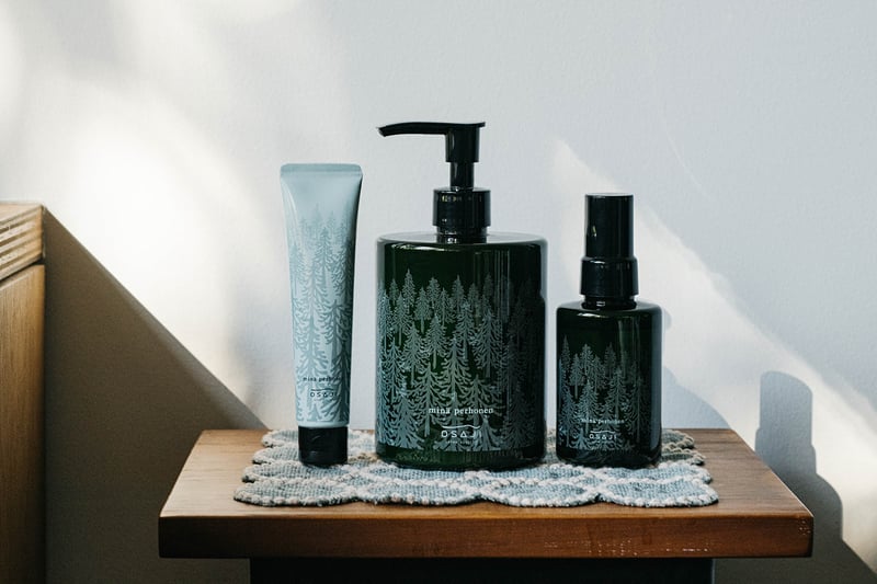 オサジがミナ ペルホネンとコラボ テキスタイル「メッツァ」を