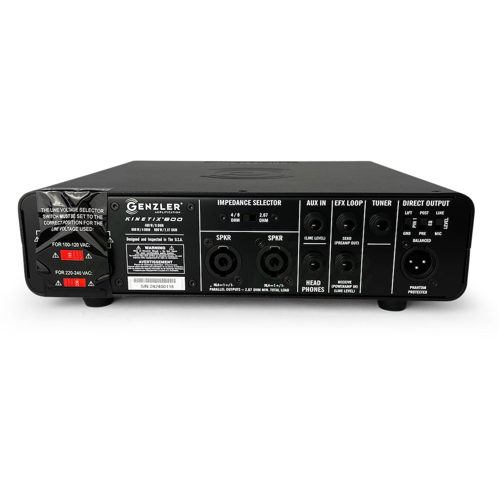 Genzler Kinetix 800 Bass Amp