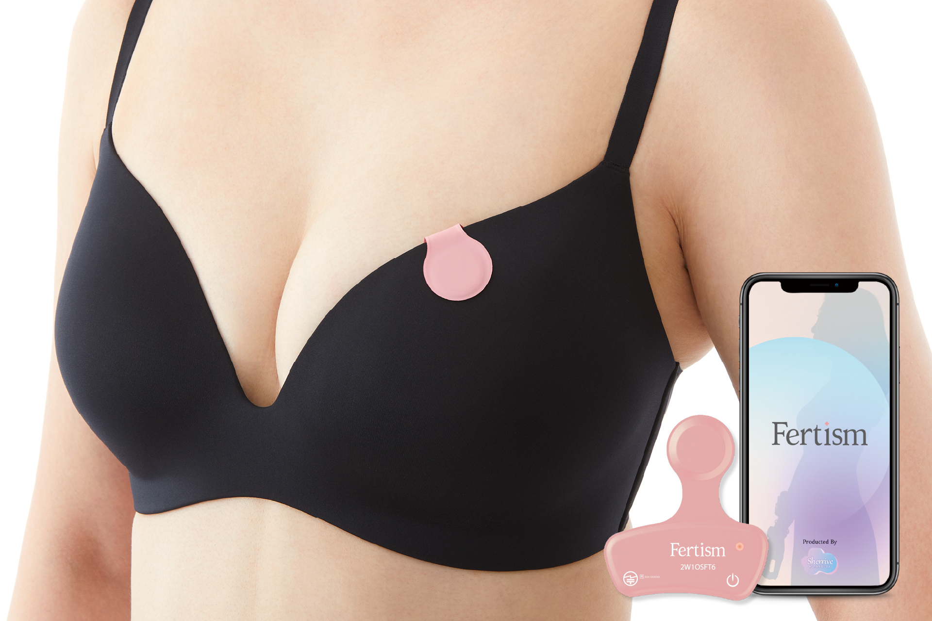 女性の身体サイクル管理をサポート24時間自動で計測・記録ができる温度