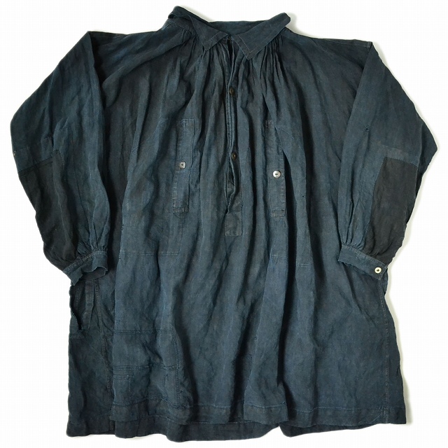 1900's〜 FRENCH インディゴリネンスモック｜ Feeet 古着通販 名古屋