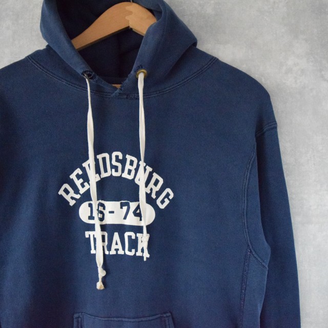 70年代 70s チャンピオン リバースウィーブ 紺 ネイビー パーカー