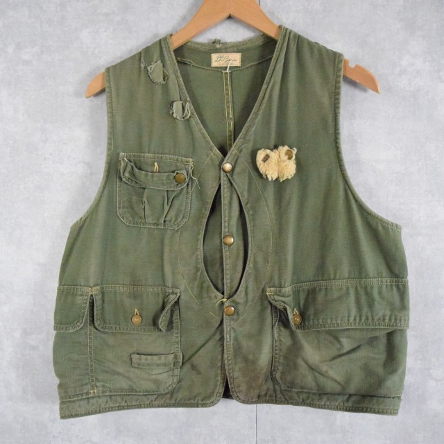 60年代 60s エルエルビーン アウトドア グリーン ハーフムーン