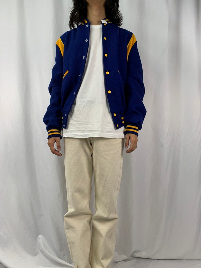 80年代 80s アメリカ製 アワードジャケット 青 ブルー | ビンテージ