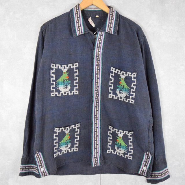 70年代 70s 80年代 80s グアテマラ製 グアテマラシャツ ネイティブ